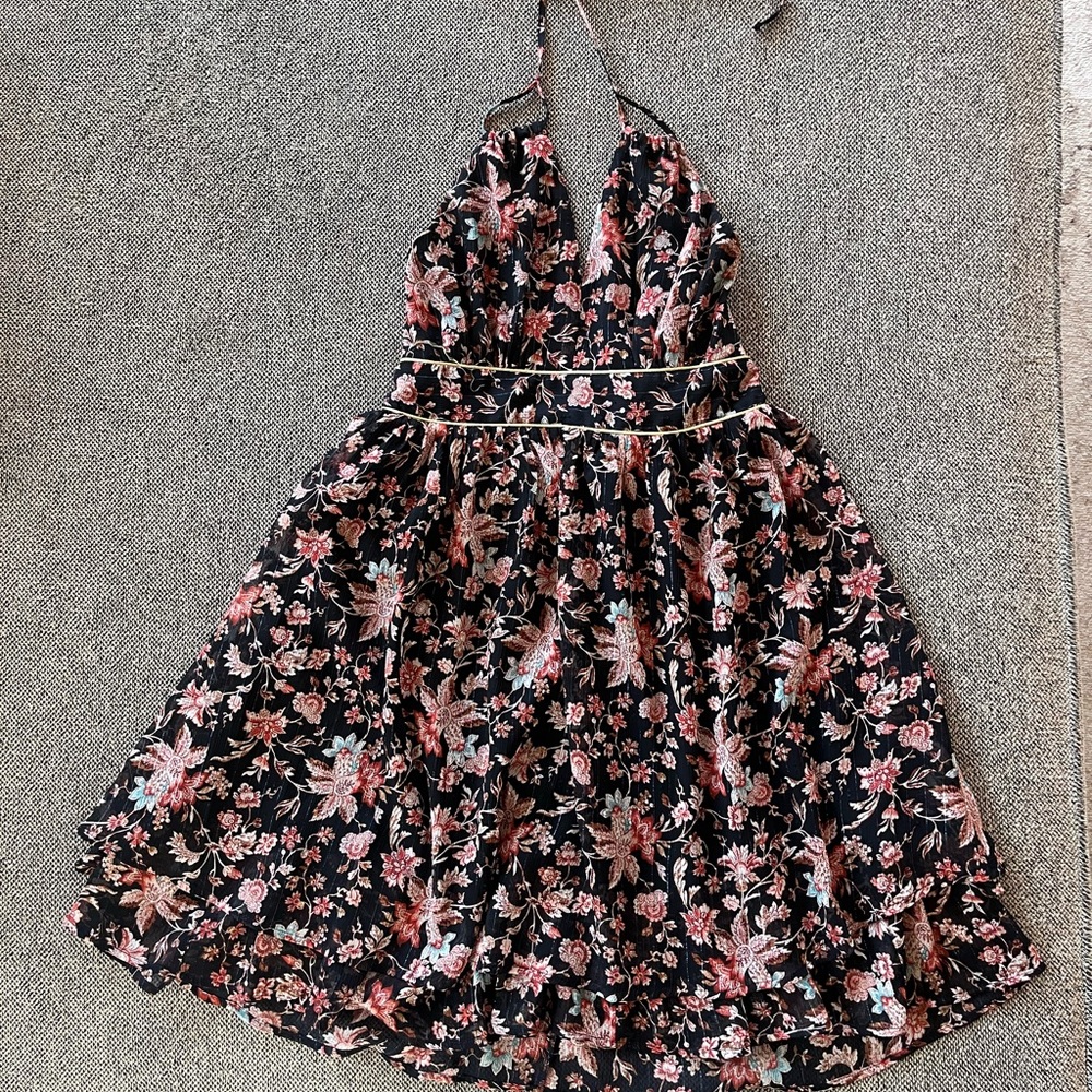 Express Halter Floral Dress